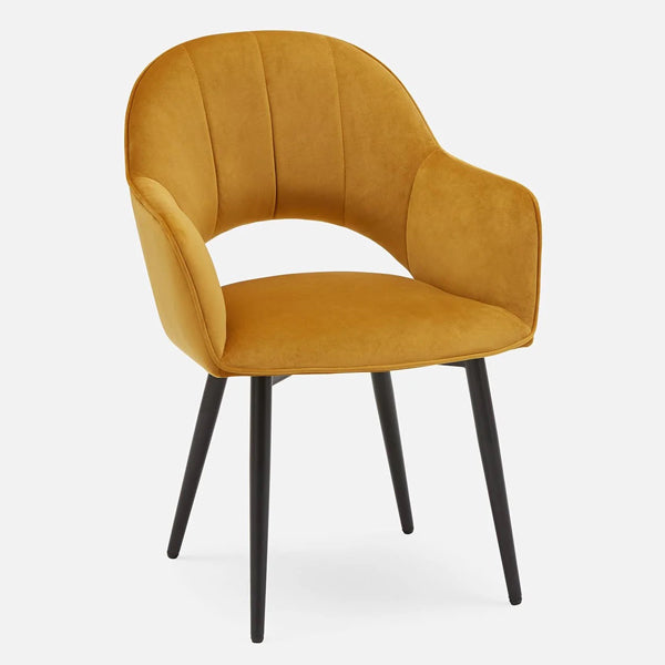 peter dining chair in yellow colour