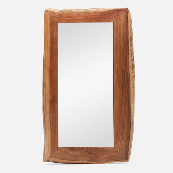 sonata live edge solid wood mirror