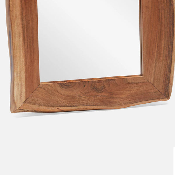 sonata live edge solid wood mirror