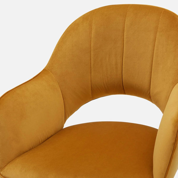 peter dining chair in yellow colour