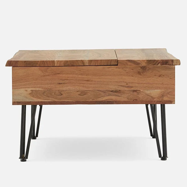 nikolas solid wood coffee table