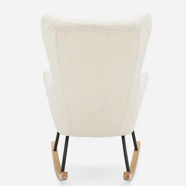 vince rocking chair in white colour