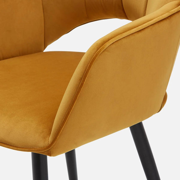 peter dining chair in yellow colour
