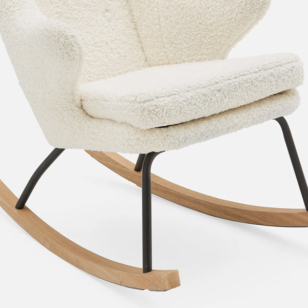 vince rocking chair in white colour
