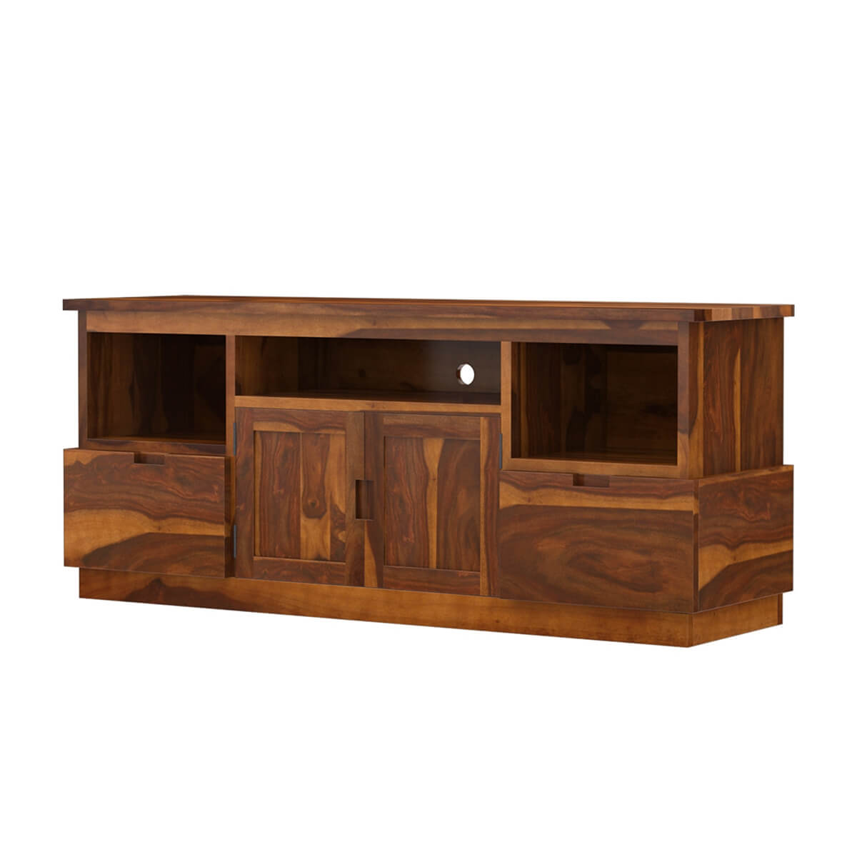 roney solid wood TV Unit