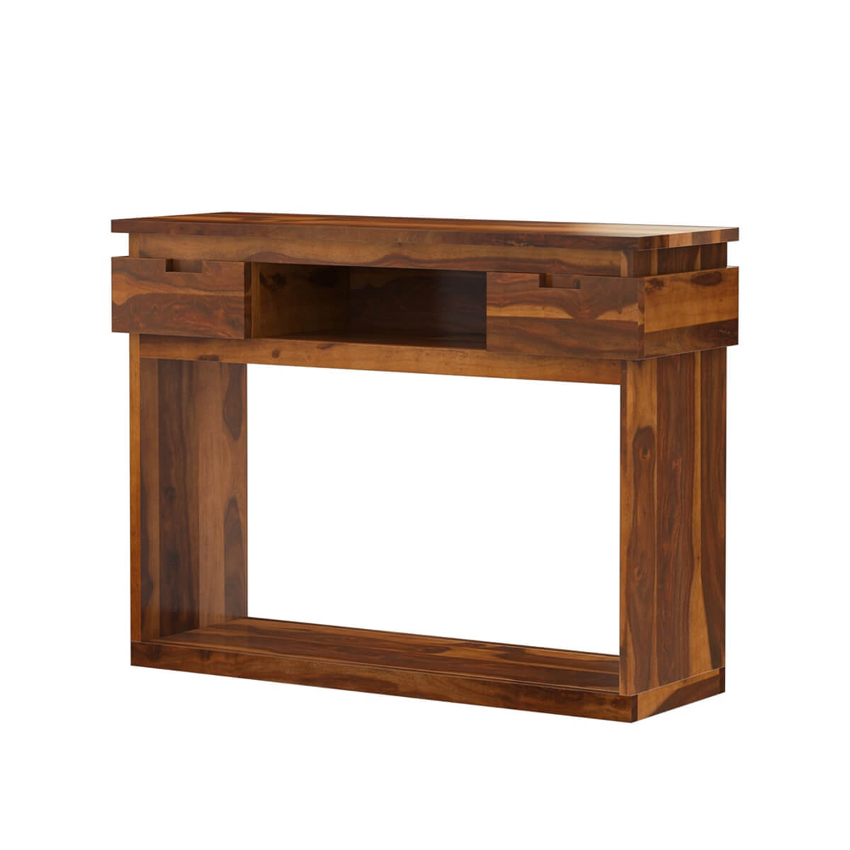 roney solid wood console table