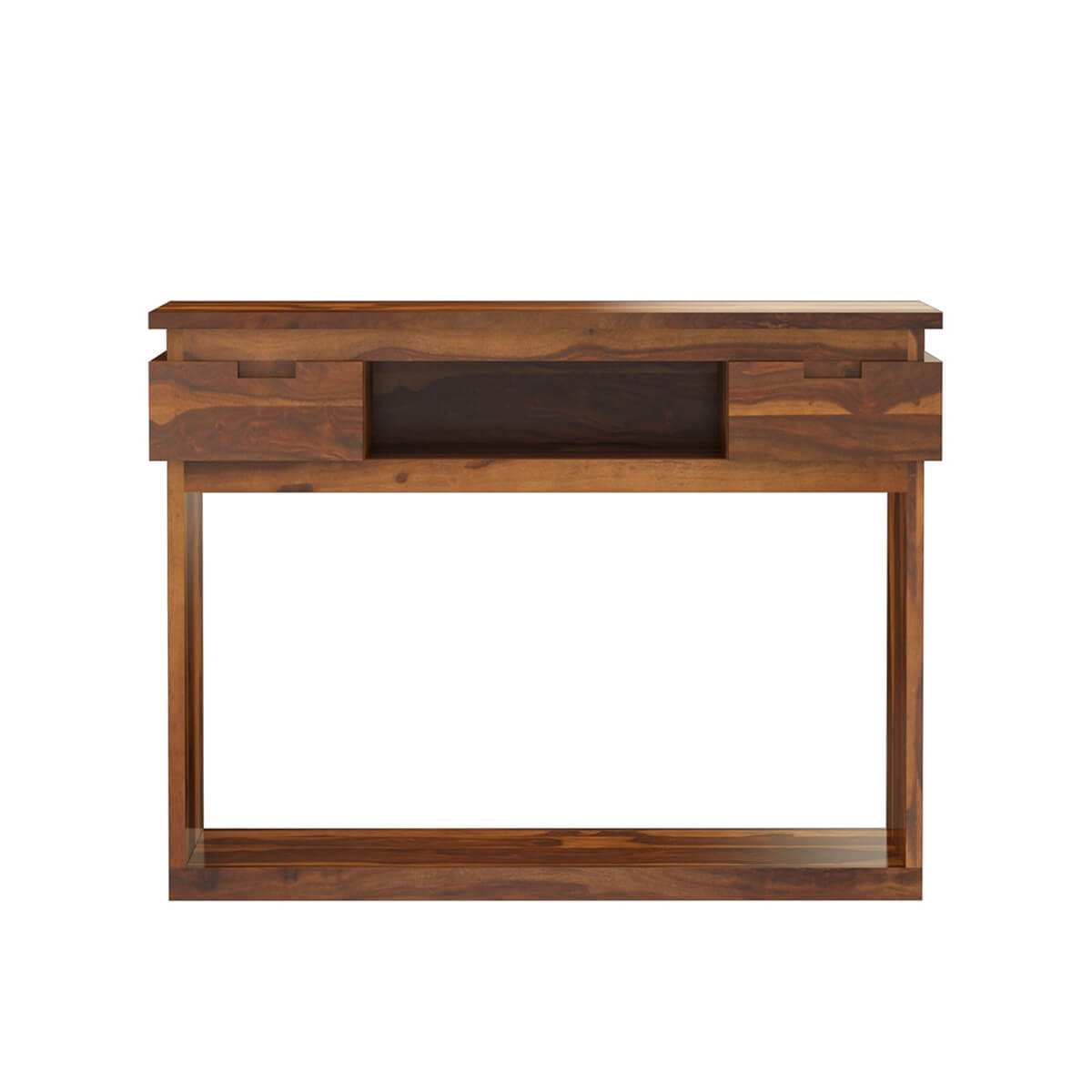 roney solid wood console table