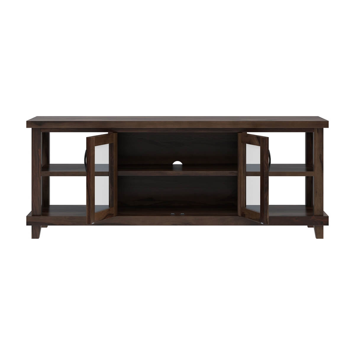 cross solid wood tv unit