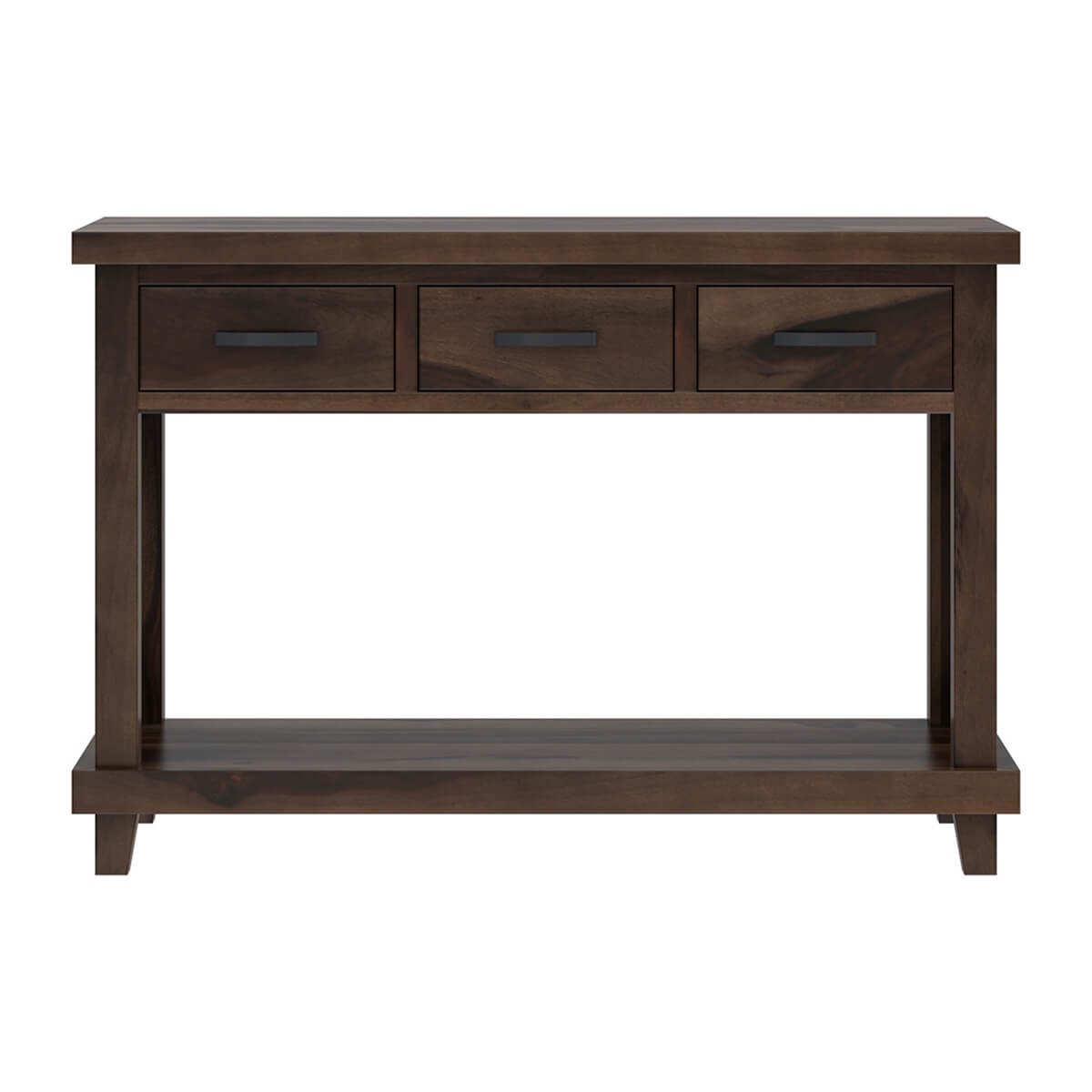 cross solid wood console table