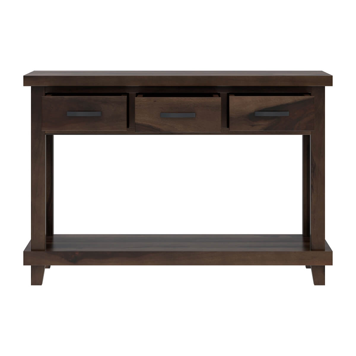 cross solid wood console table