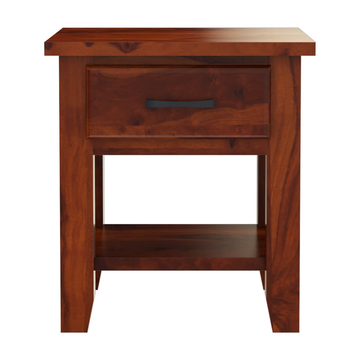 rishiya solid wood bedside table