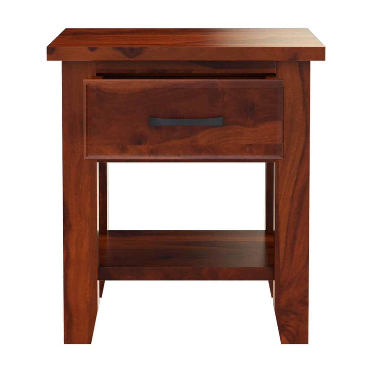 rishiya solid wood bedside table