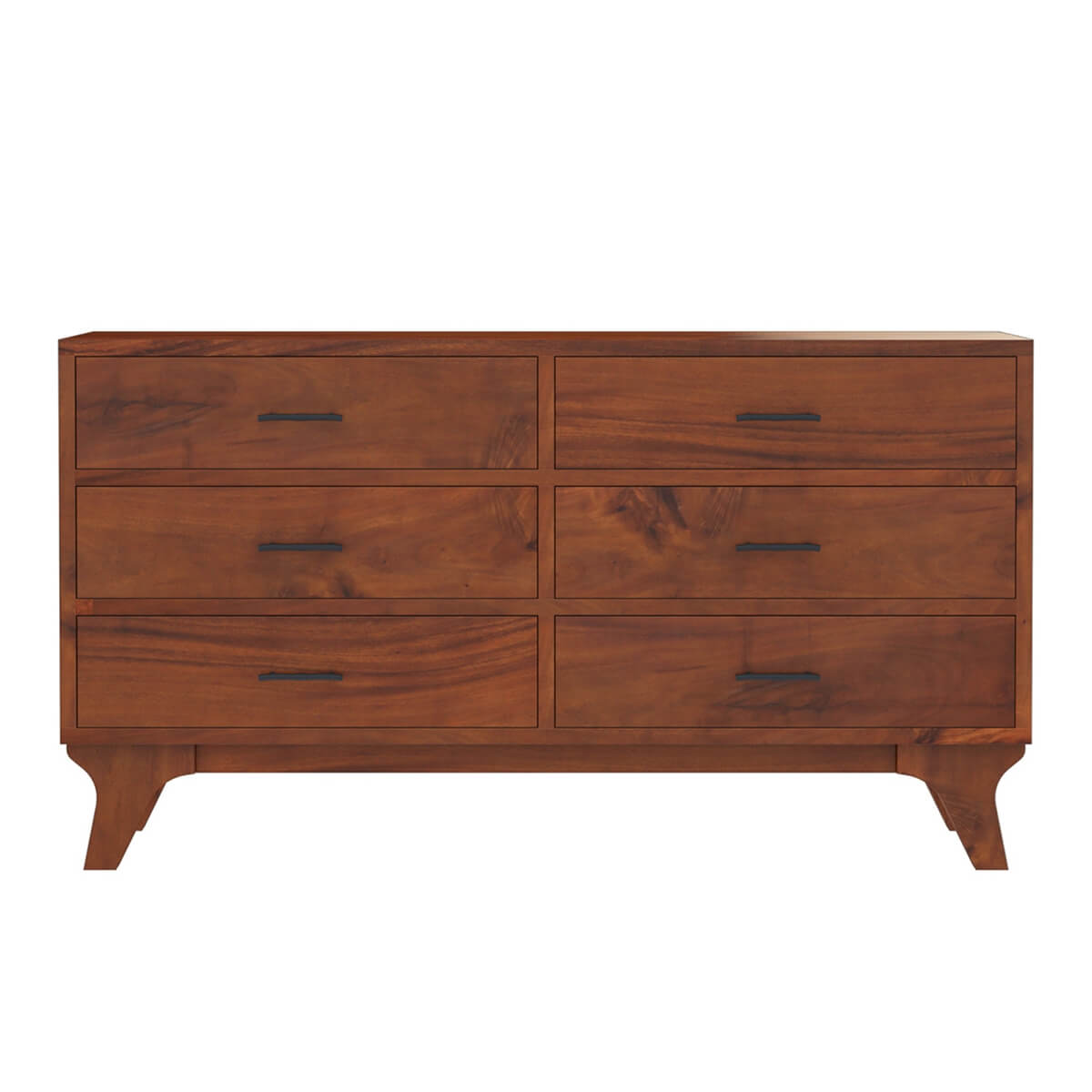 live edge solid acacia wood dresser