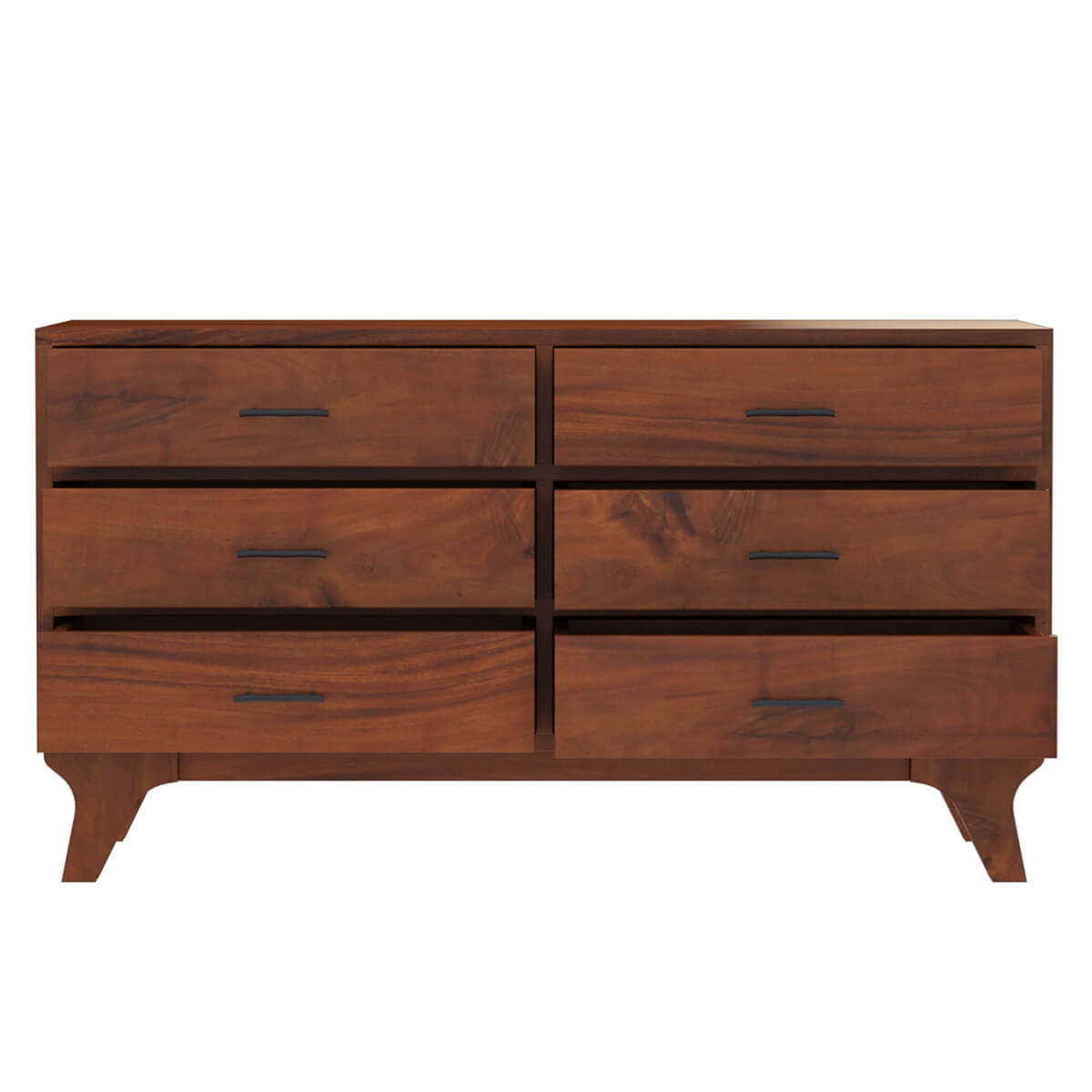 live edge solid acacia wood dresser