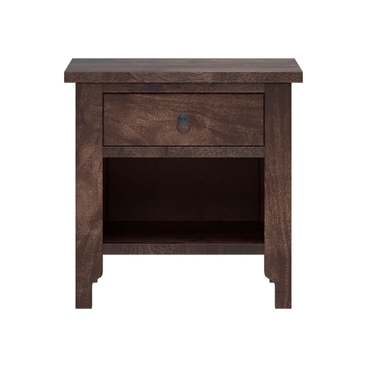 athena solid wood bedside/nightstand table