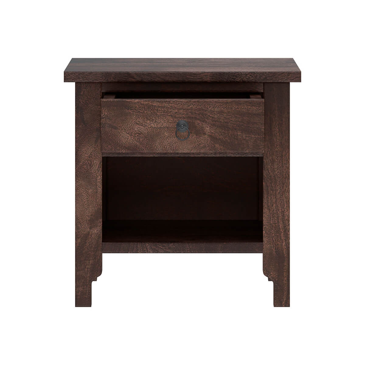 athena solid wood bedside/nightstand table