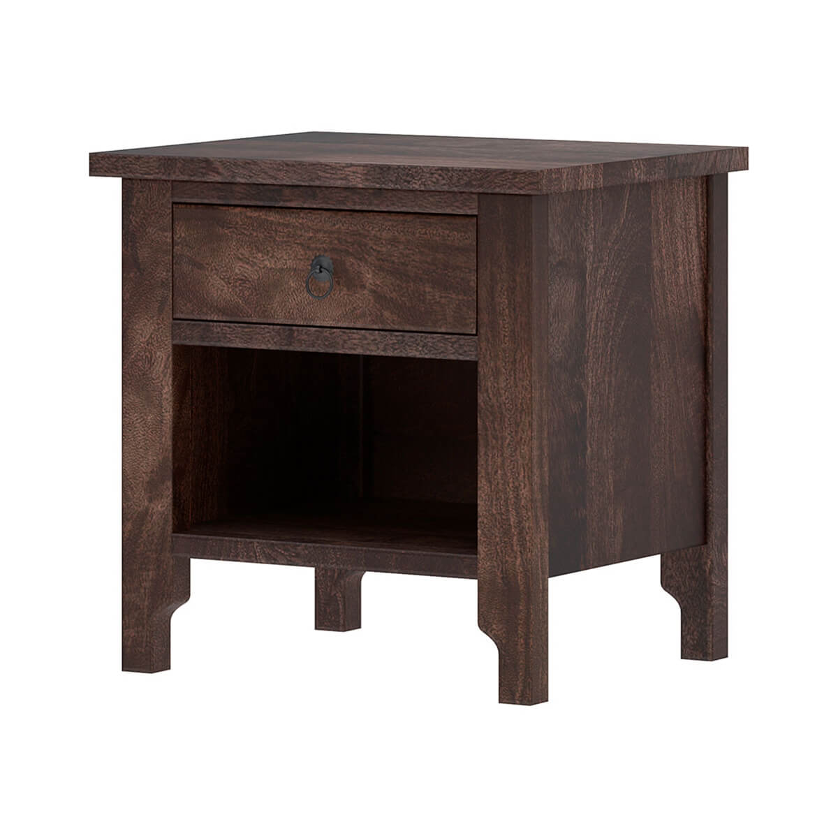 athena solid wood bedside/nightstand table