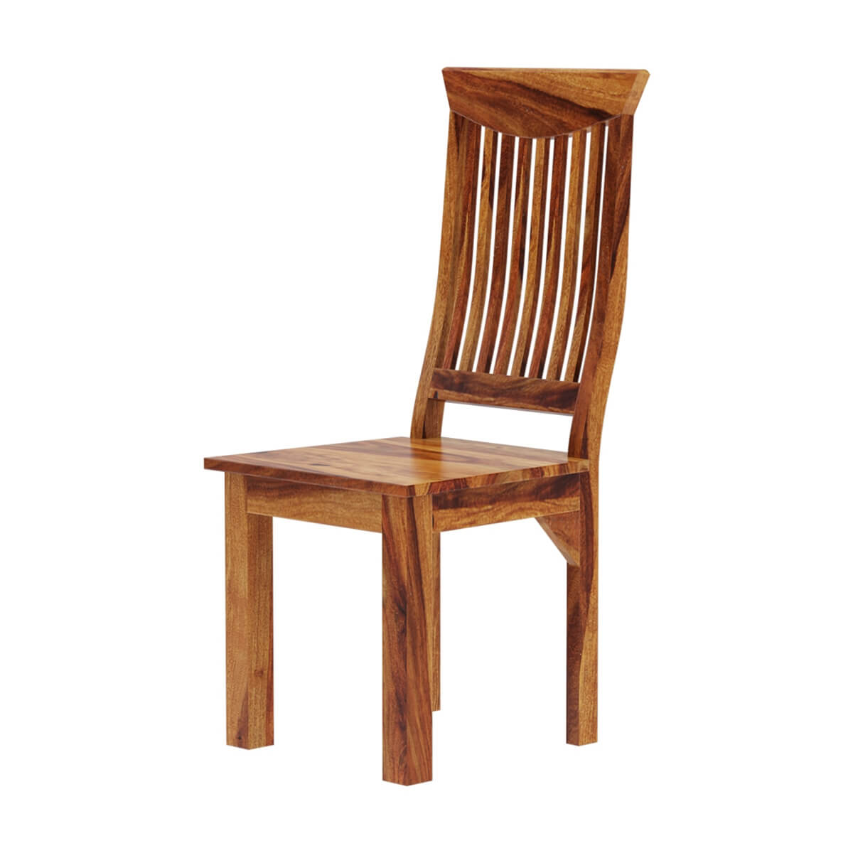 Stanford Solid Wood Dining Table Set With 6 Chairs In Natural Finish