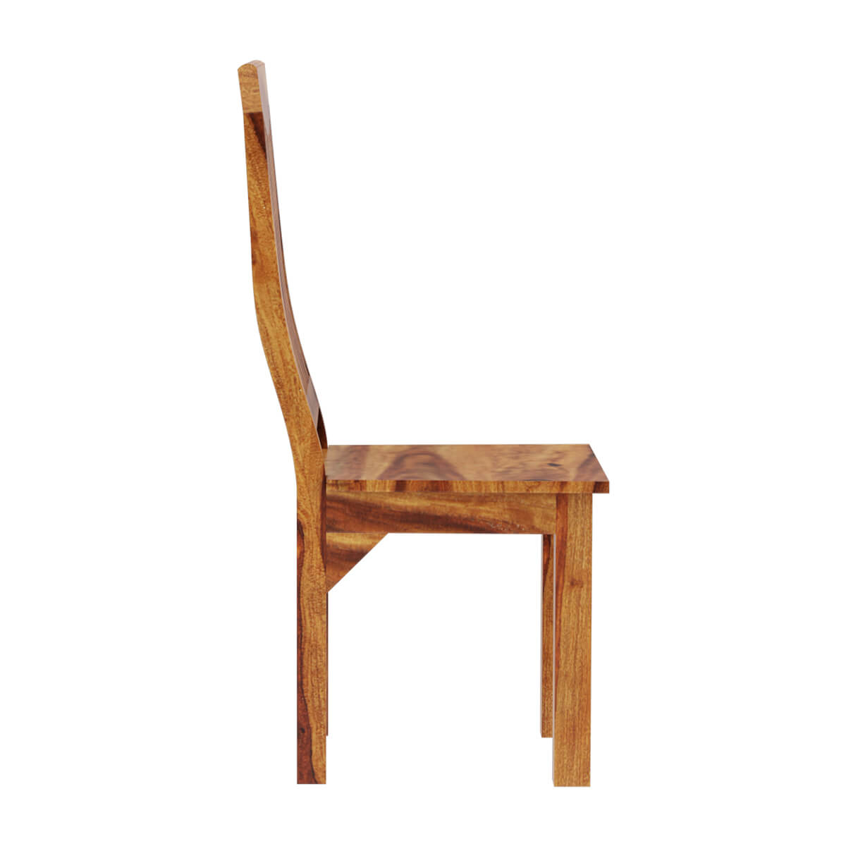 bolivia solid wood dining chair in natural finish