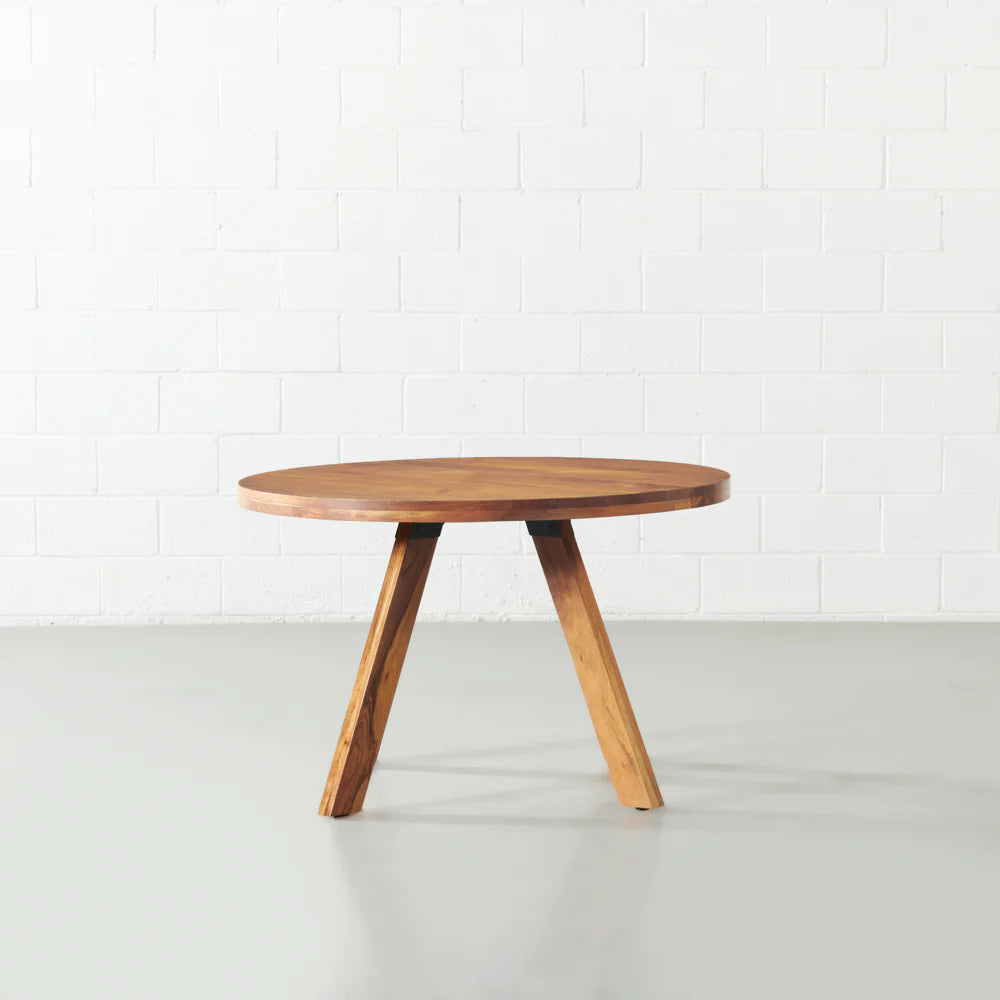 Flair Solid Acacia Wood Dining Table