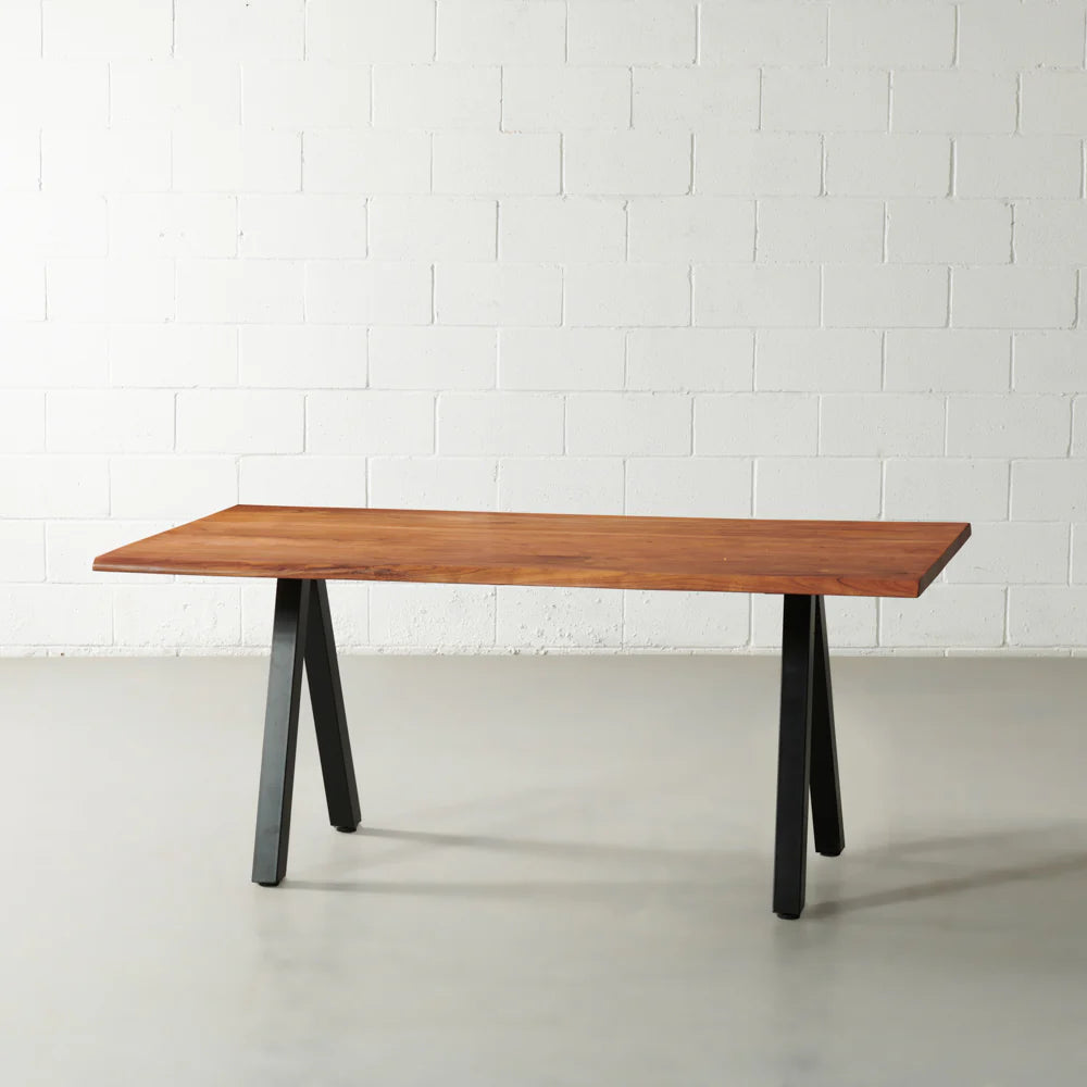 Danton Solid Acacia Live Edge Dining Table