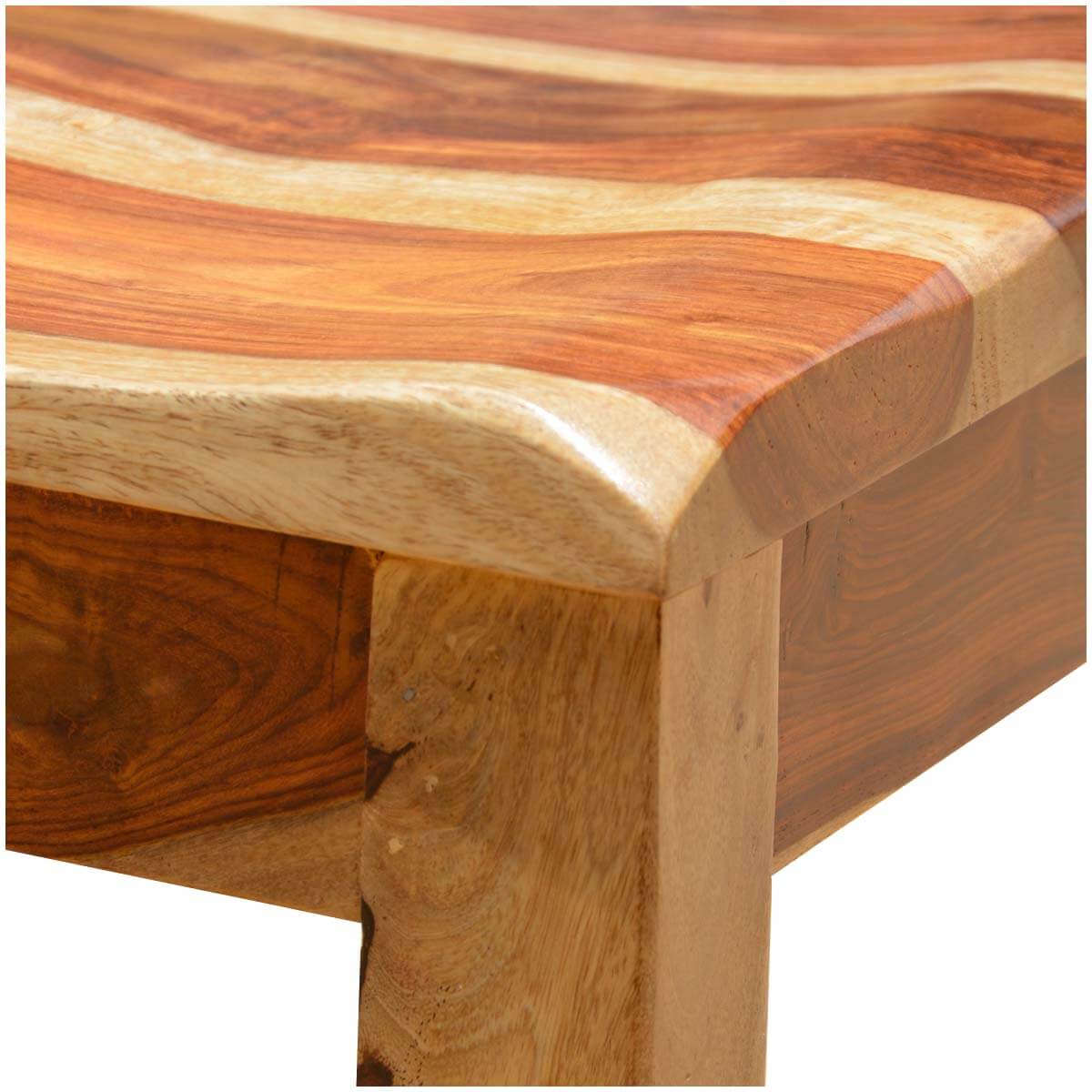 amber solid wood dining chair in natural finish