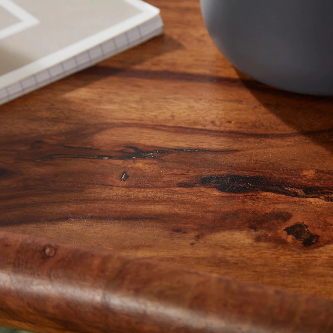 chiron wood and metal nest of tables