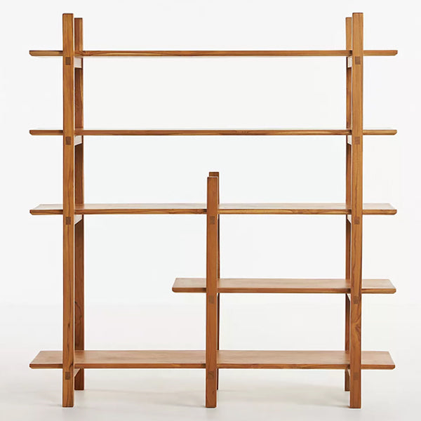 jordan solid wood book shelve in natural finish