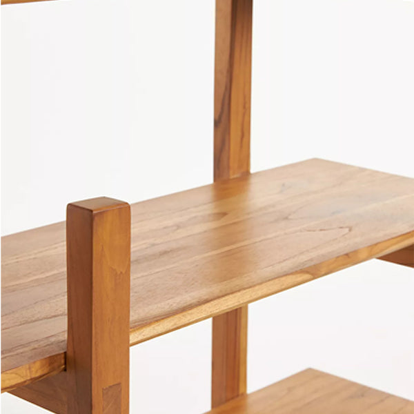 jordan solid wood book shelve in natural finish