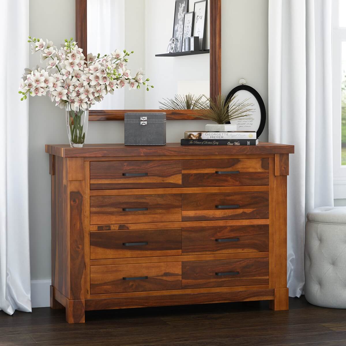 damakas solid wood dresser/dressing table