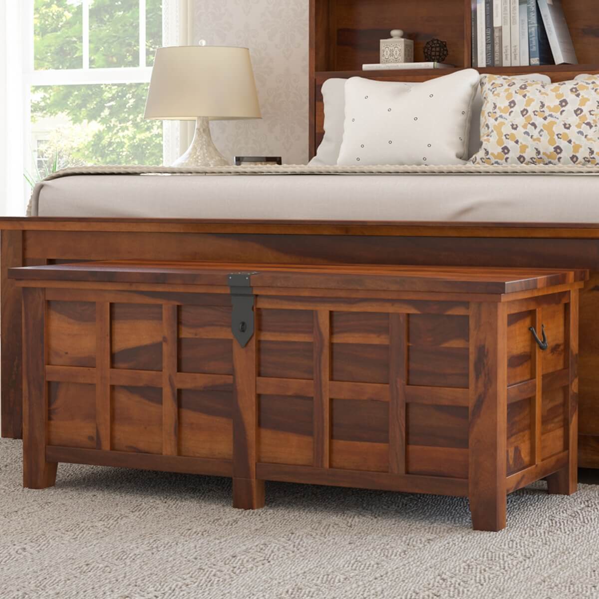 Tectona solid wood trunk