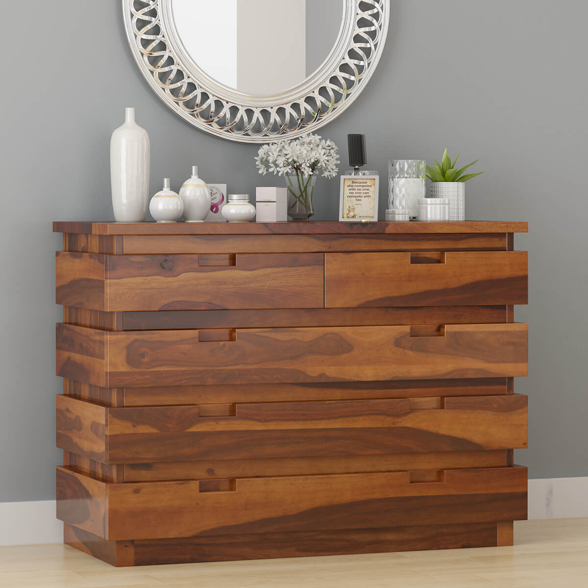 roney solid wood dressing table