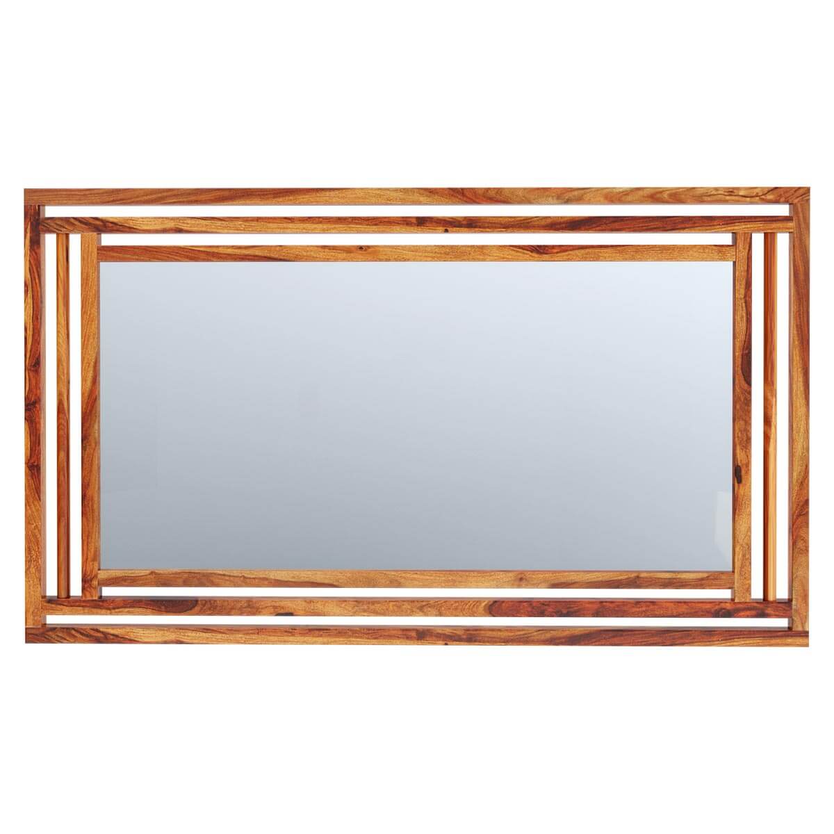galaxy mirror in solid wood