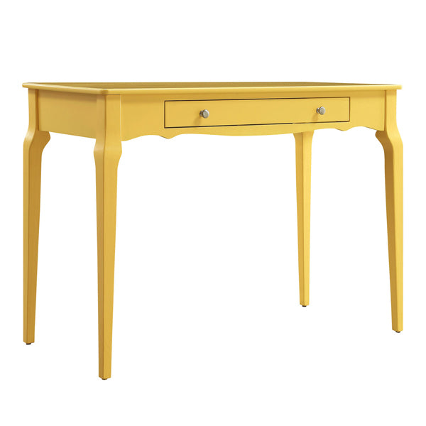 elvis solid wood yellow office table