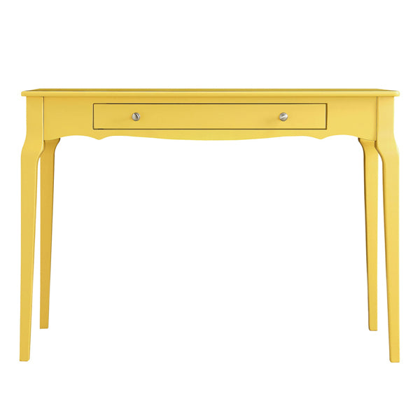 elvis solid wood yellow office table