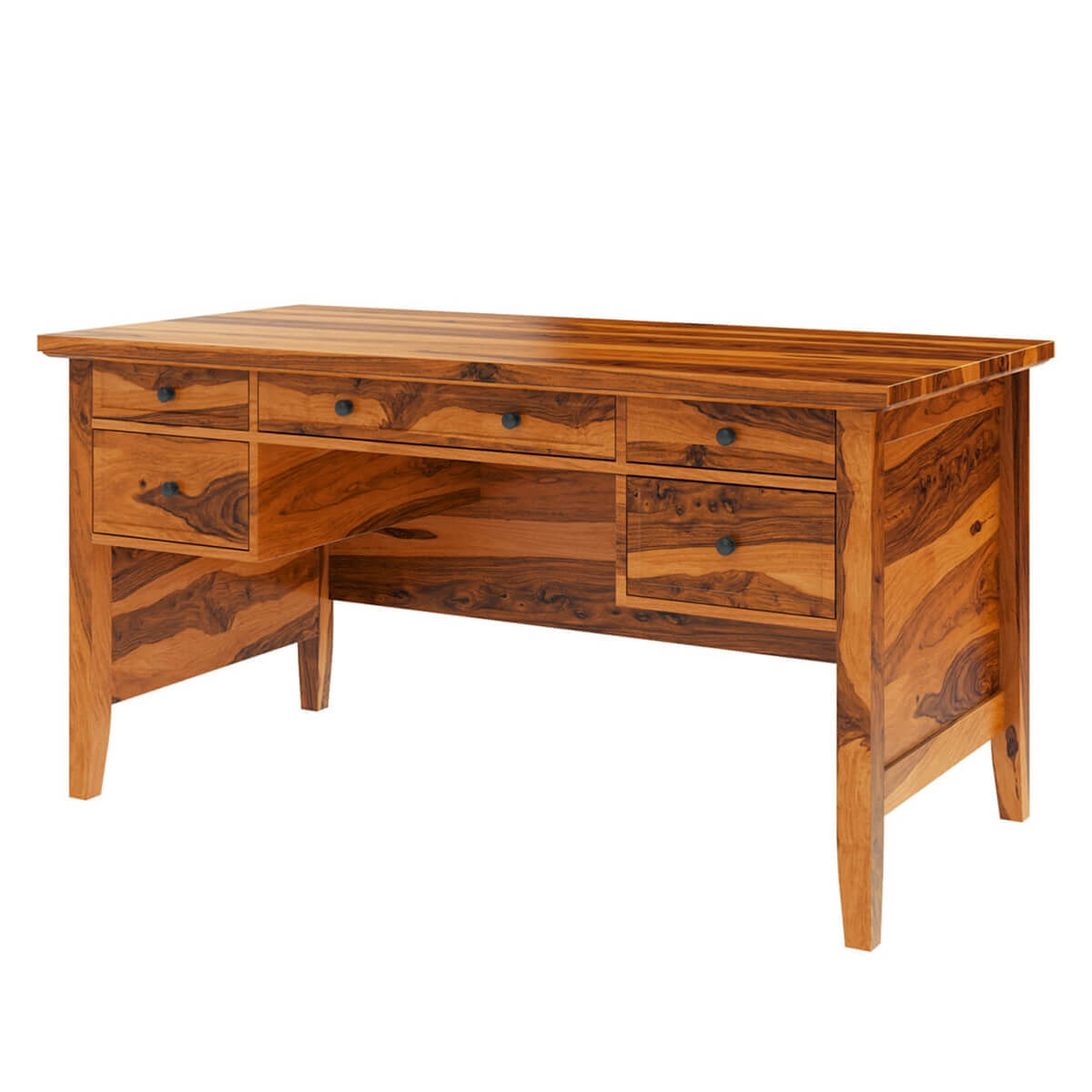octane solid wood office table