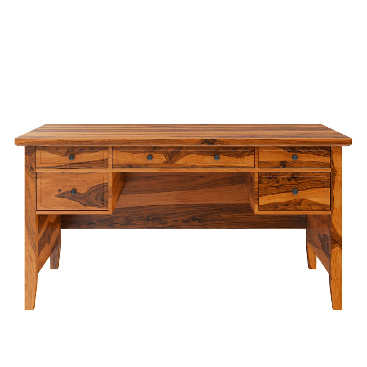octane solid wood office table