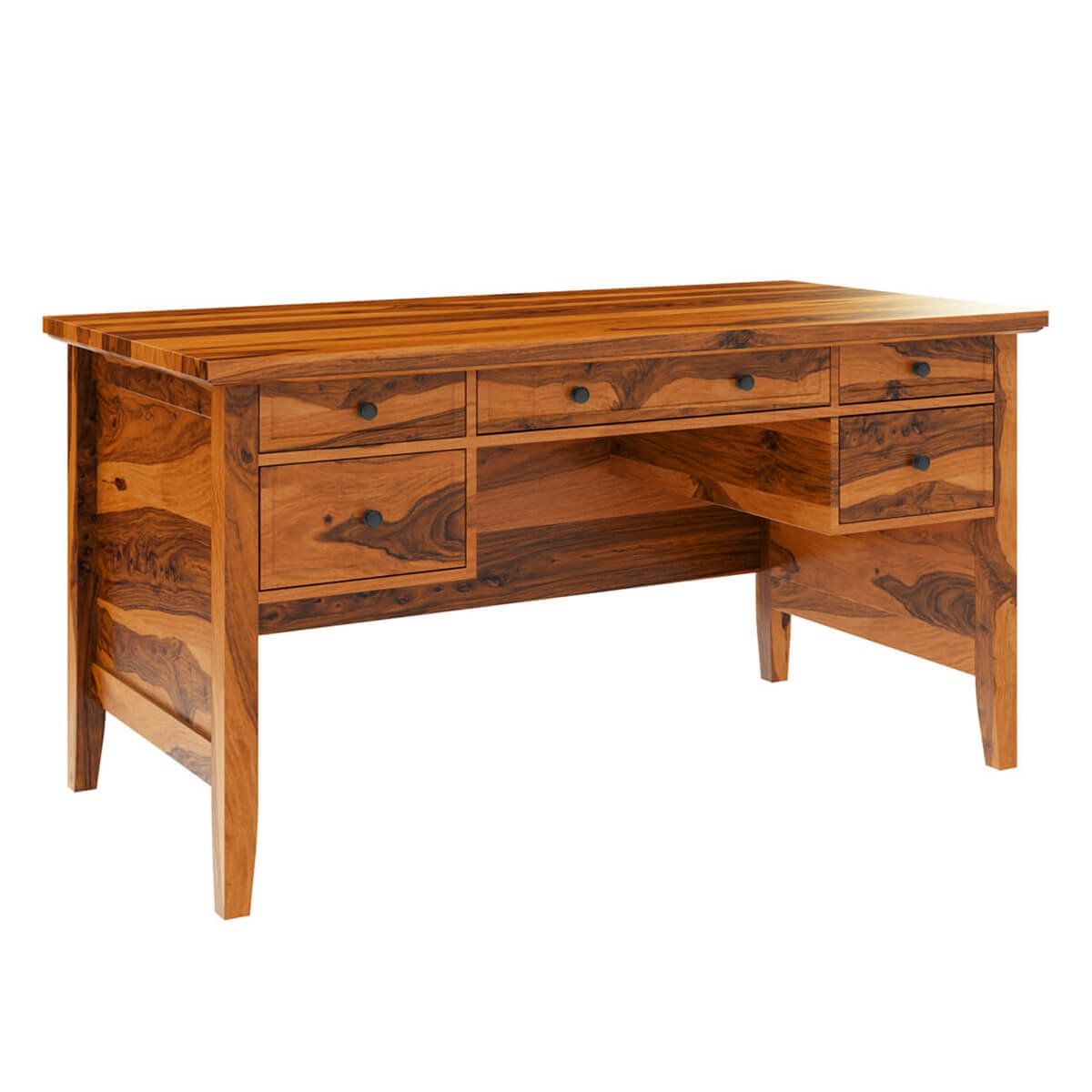 octane solid wood office table