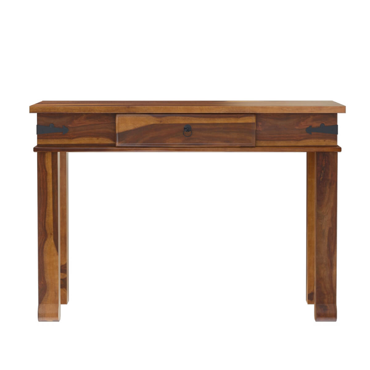 alan solid wood console table