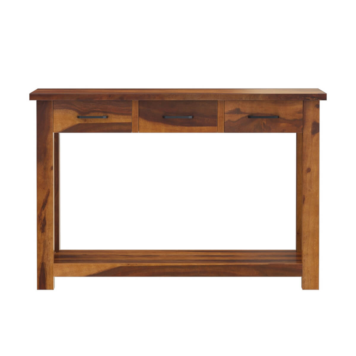 clover solid wood console table