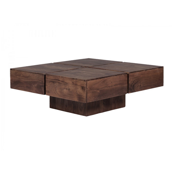 beene solid wood coffee table