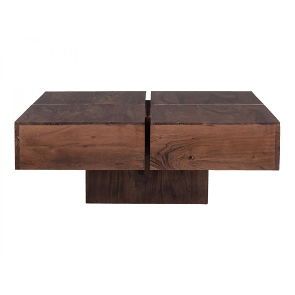 beene solid wood coffee table