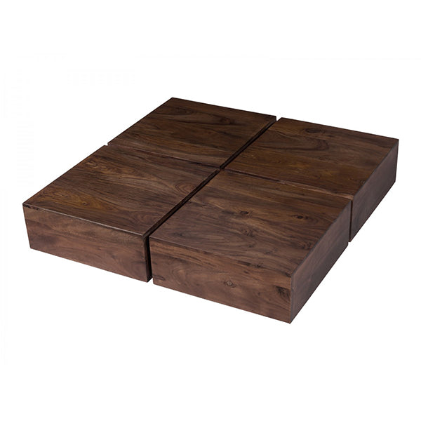 beene solid wood coffee table