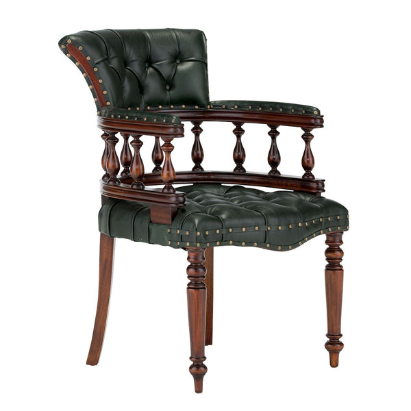 singh armchair in green colour
