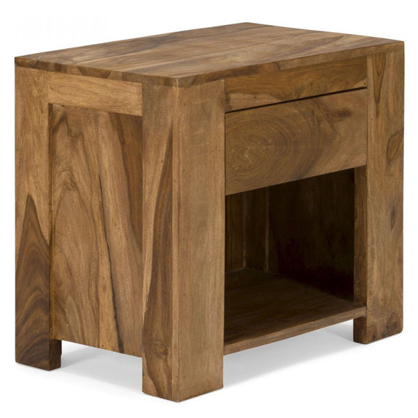 rio solid wood bedside table