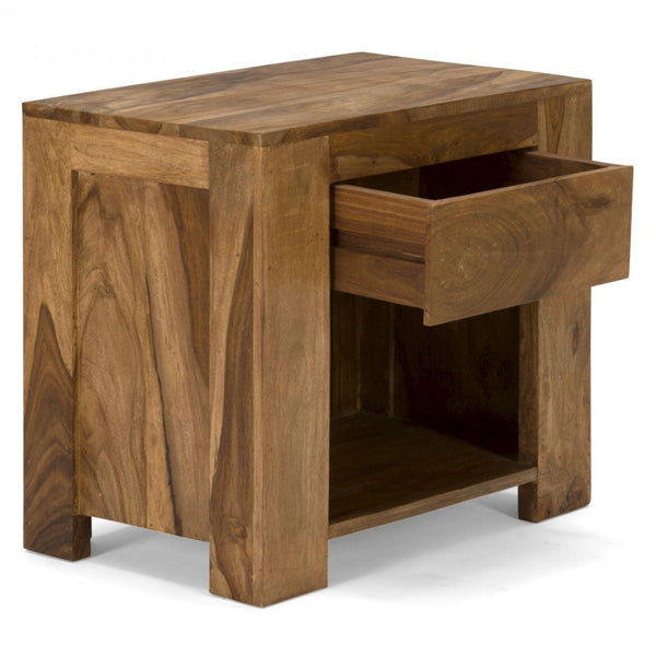 rio solid wood bedside table
