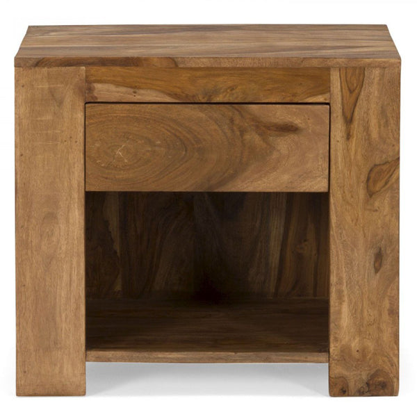 rio solid wood bedside table