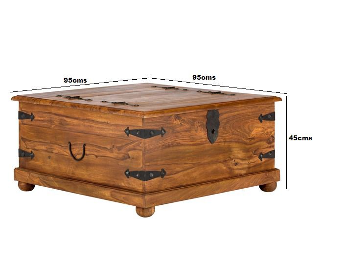 aklo solid wood coffee table