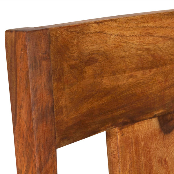 ruia solid wood dining chair in natural finish