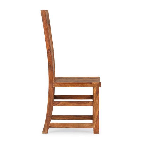 ruia solid wood dining chair in natural finish